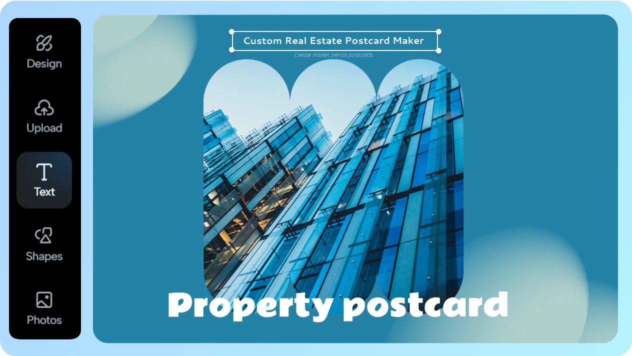 Create market trends postcards